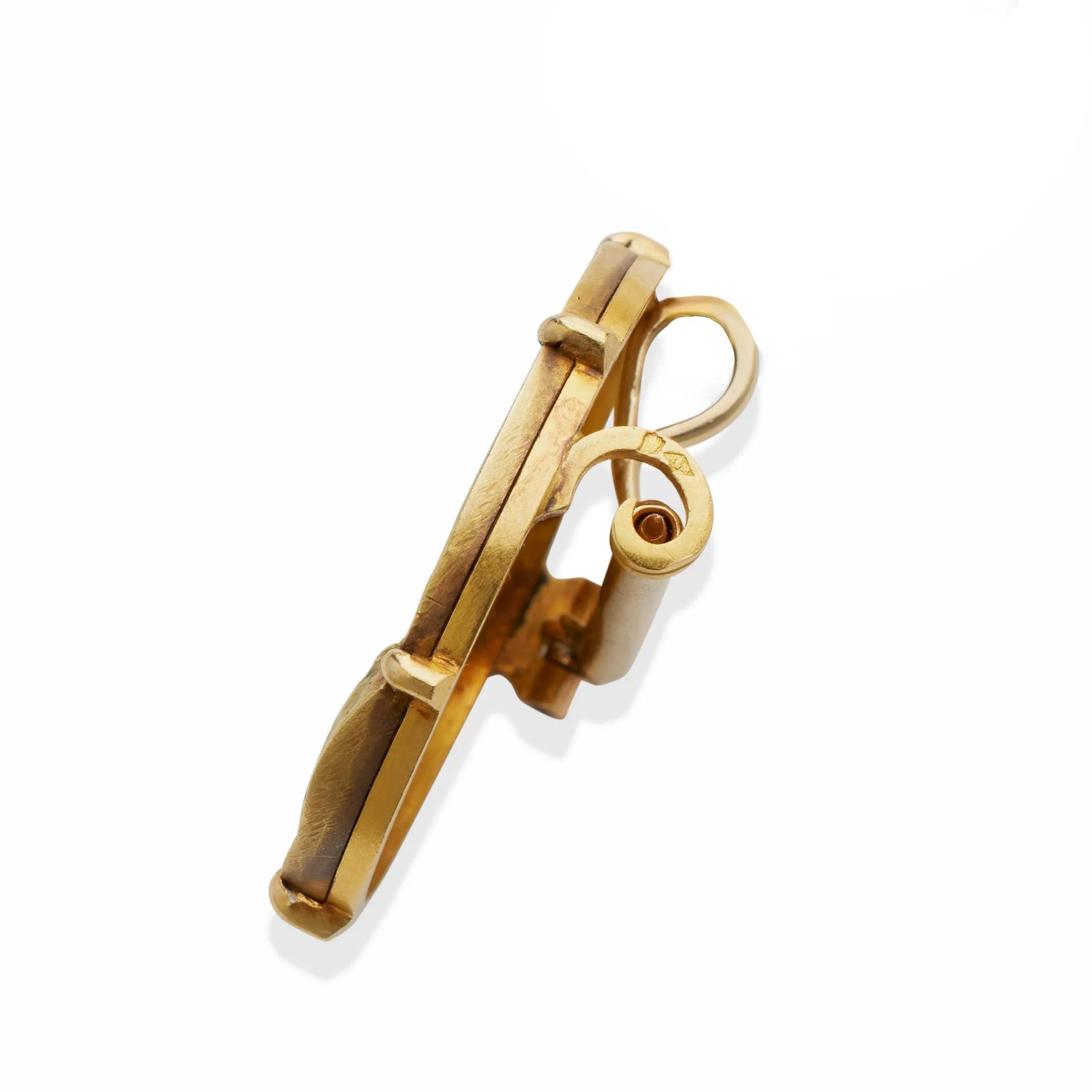 Comte d'Epinay de Briort Art Nouveau Medal-Jewel "Habill" Pendant Brooch