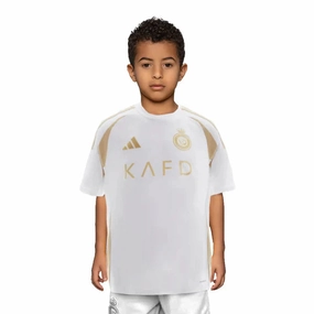 Conjunto Al-Nassr III 24/25 - Vers?o - Infantil football fan face masks soccer fan cushions