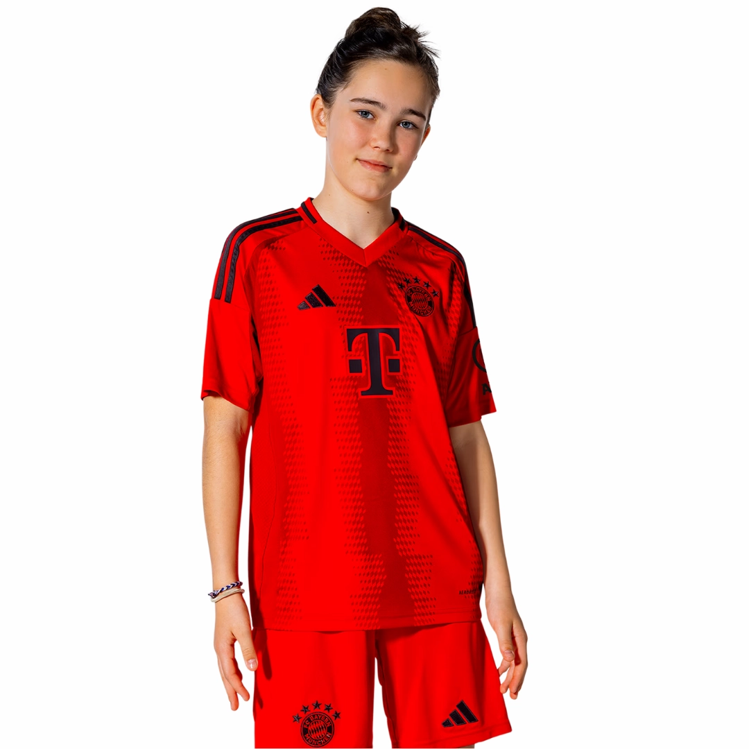 Conjunto Bayern de Munique I 24/25 - Vers?o - Infantil premier league jerseys soccer fan scarves