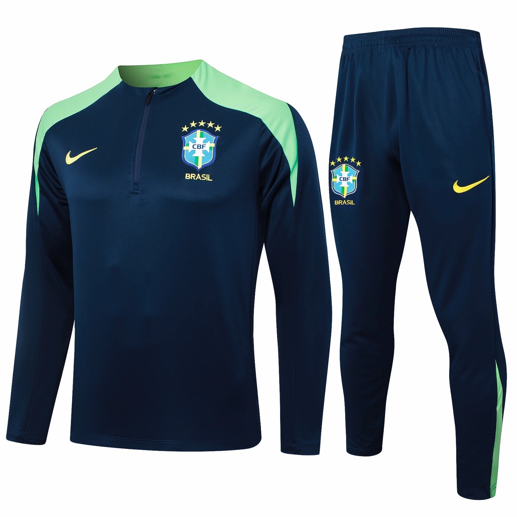 Conjunto Brasil 24/25 - Verso - Agasalho football fan shoelaces football supporters gear