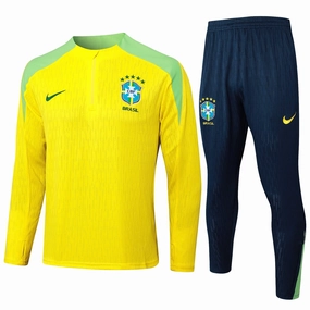 Conjunto Brasil 24/25 - Verso - Agasalho soccer fan hoodies premier league towels