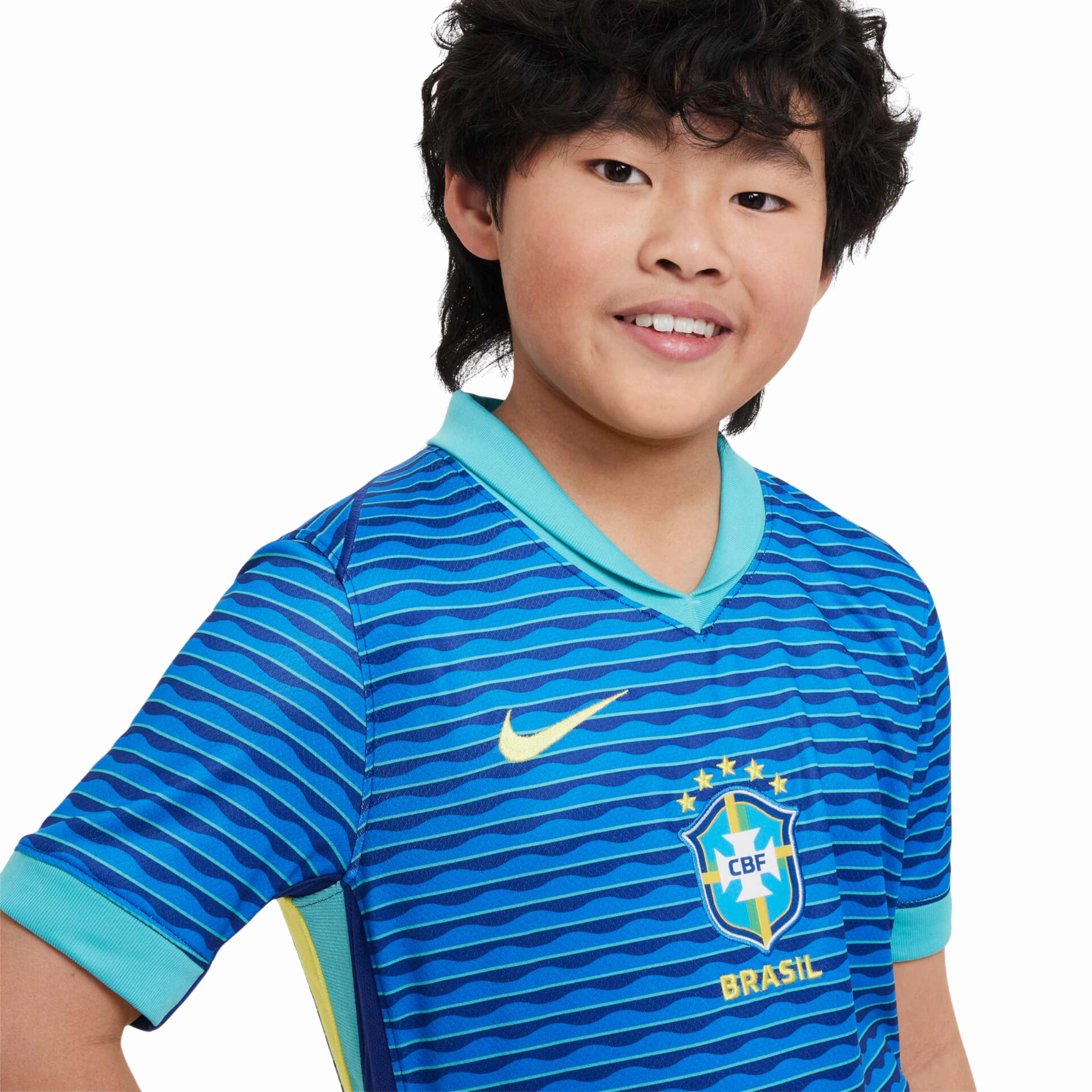 Conjunto Brasil II 24/25 - Vers?o - Infantil football fan water bottles
