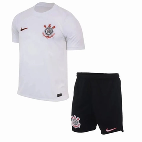 Conjunto Corinthians I 23/24 - Vers?o - Infantil football fan shoelaces soccer supporter badges