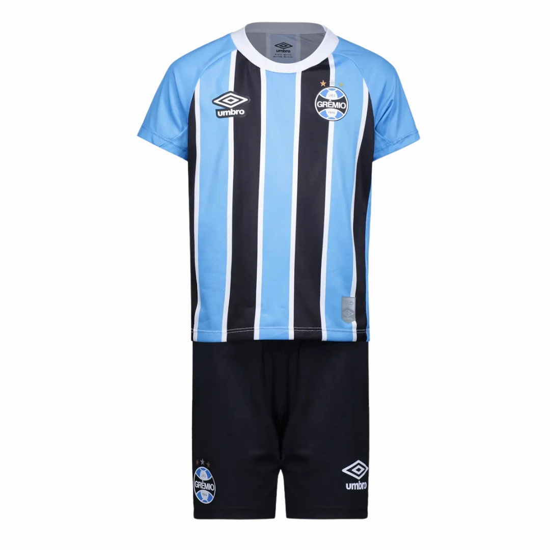 Conjunto Gr??mio I 25/26 - Vers?o - Infantil football matchday essentials soccer fan mugs