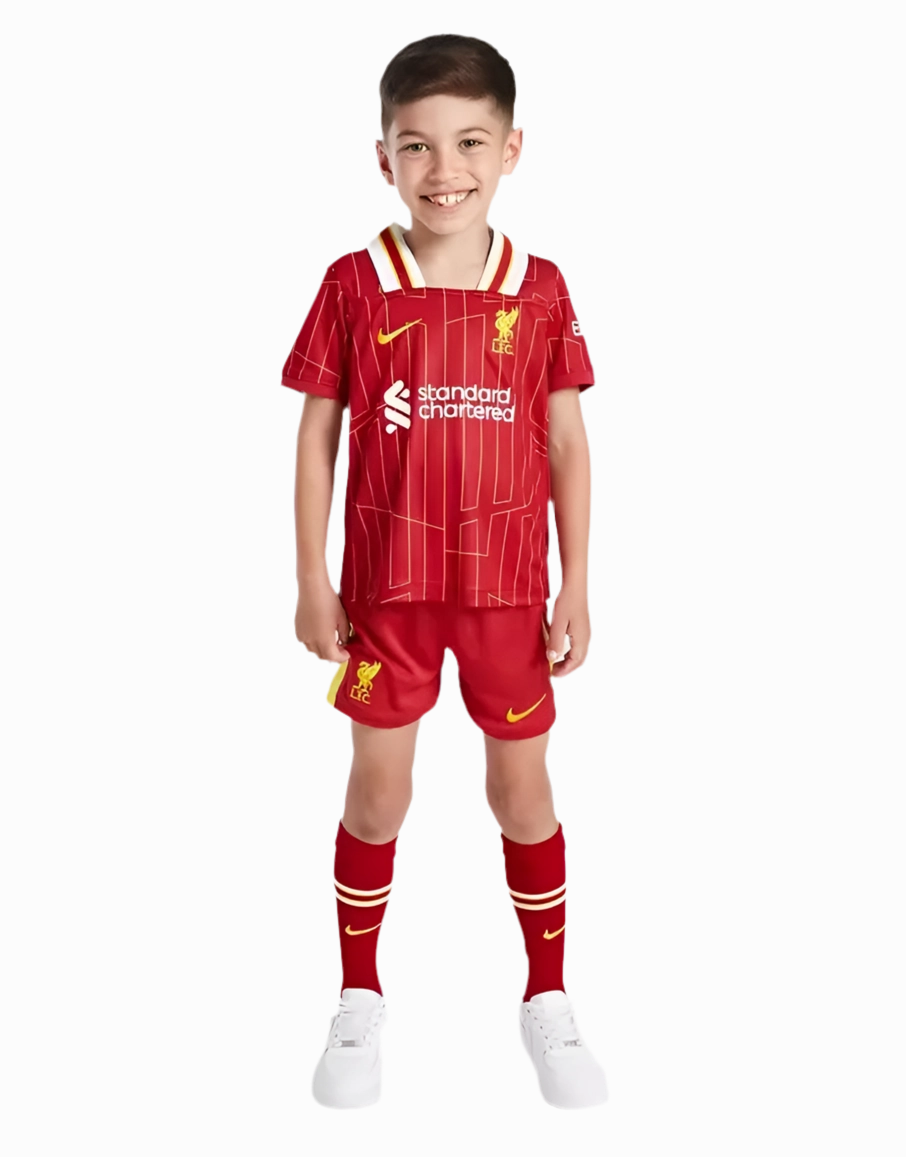 Conjunto Liverpool I 24/25 - Vers?o - Infantil soccer match tickets football fan cushions