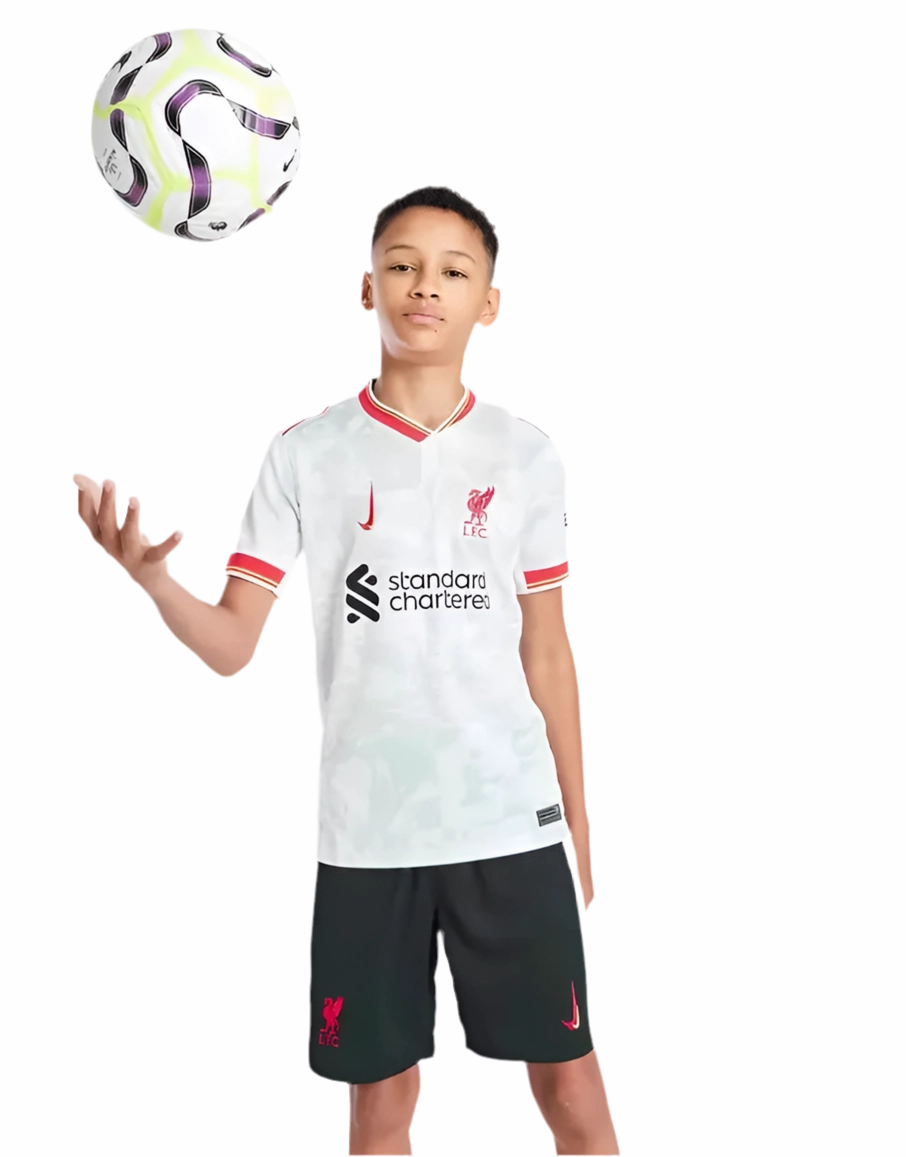 Conjunto Liverpool III 24/25 - Vers?o - Infantil soccer supporter badges