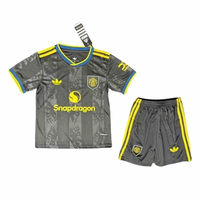 Conjunto Manchester United II 25/26 - Verso - Infantil soccer fan jerseys football fan bags