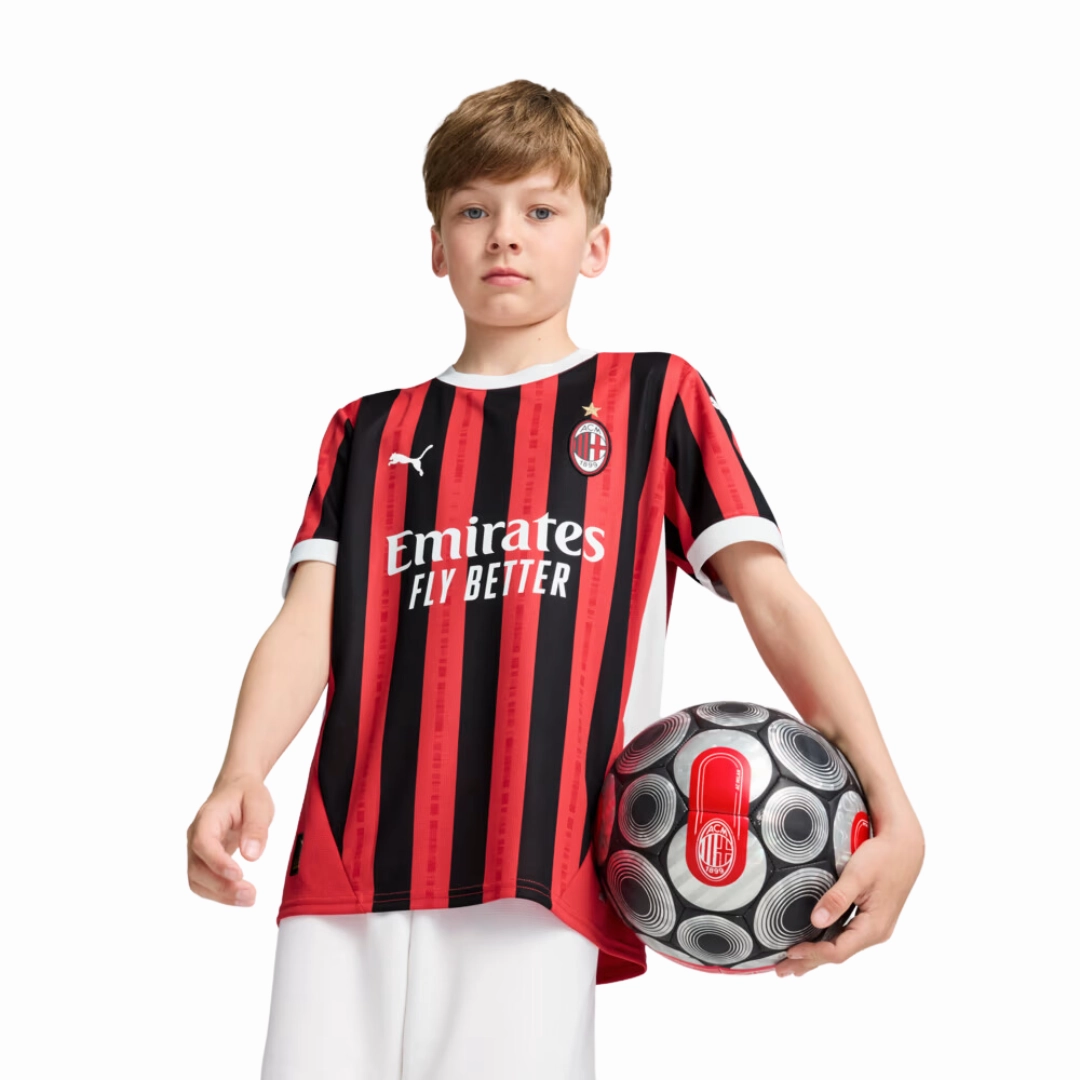 Conjunto Milan I 24/25 - Vers?o - Infantil football fan notebooks fan zone accessories
