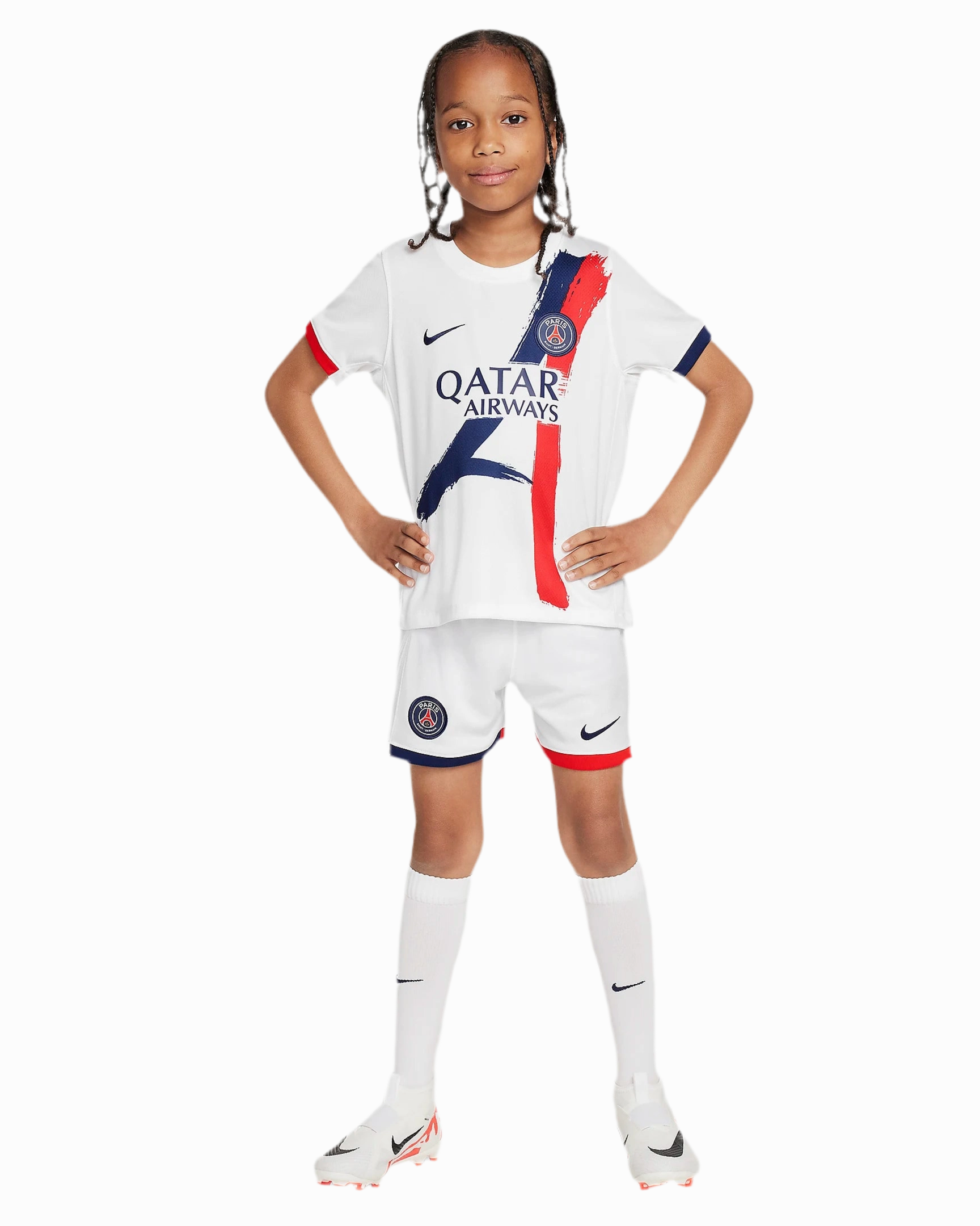Conjunto PSG II 24/25 - Vers?o - Infantil football fan shoelaces