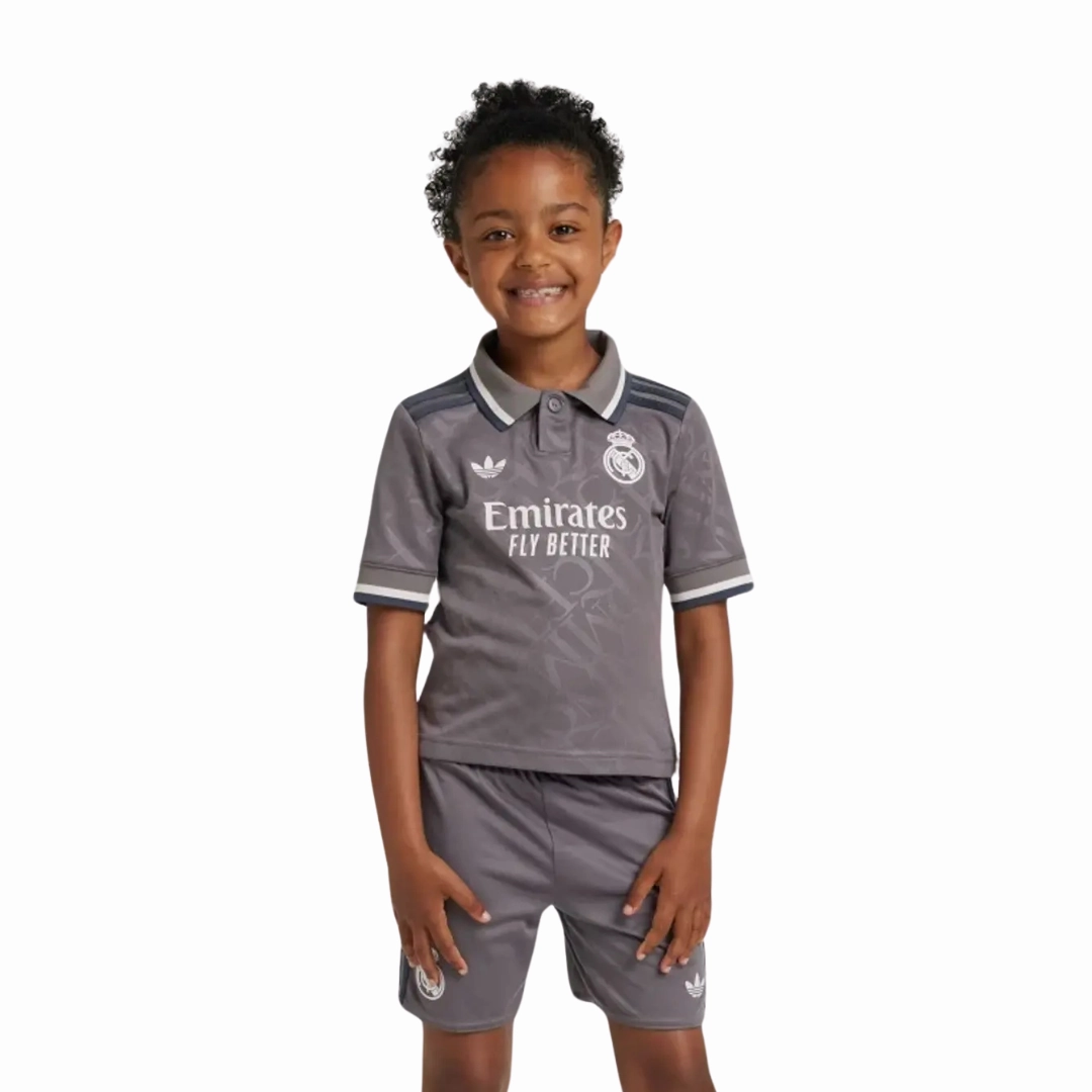 Conjunto Real Madrid III 24/25 - Vers?o - Infantil premier league mugs football club socks
