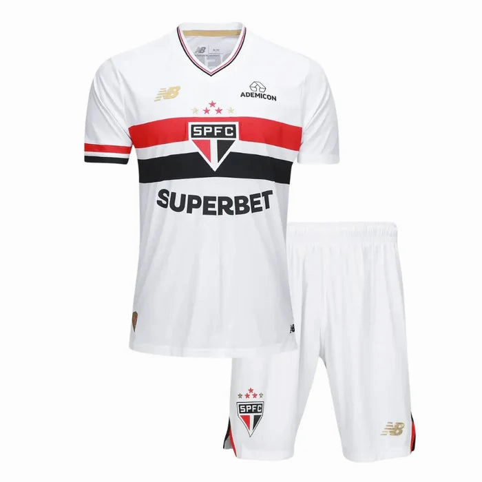 Conjunto So Paulo I 25/26 - Verso - Infantil soccer fan hoodies football fan pins