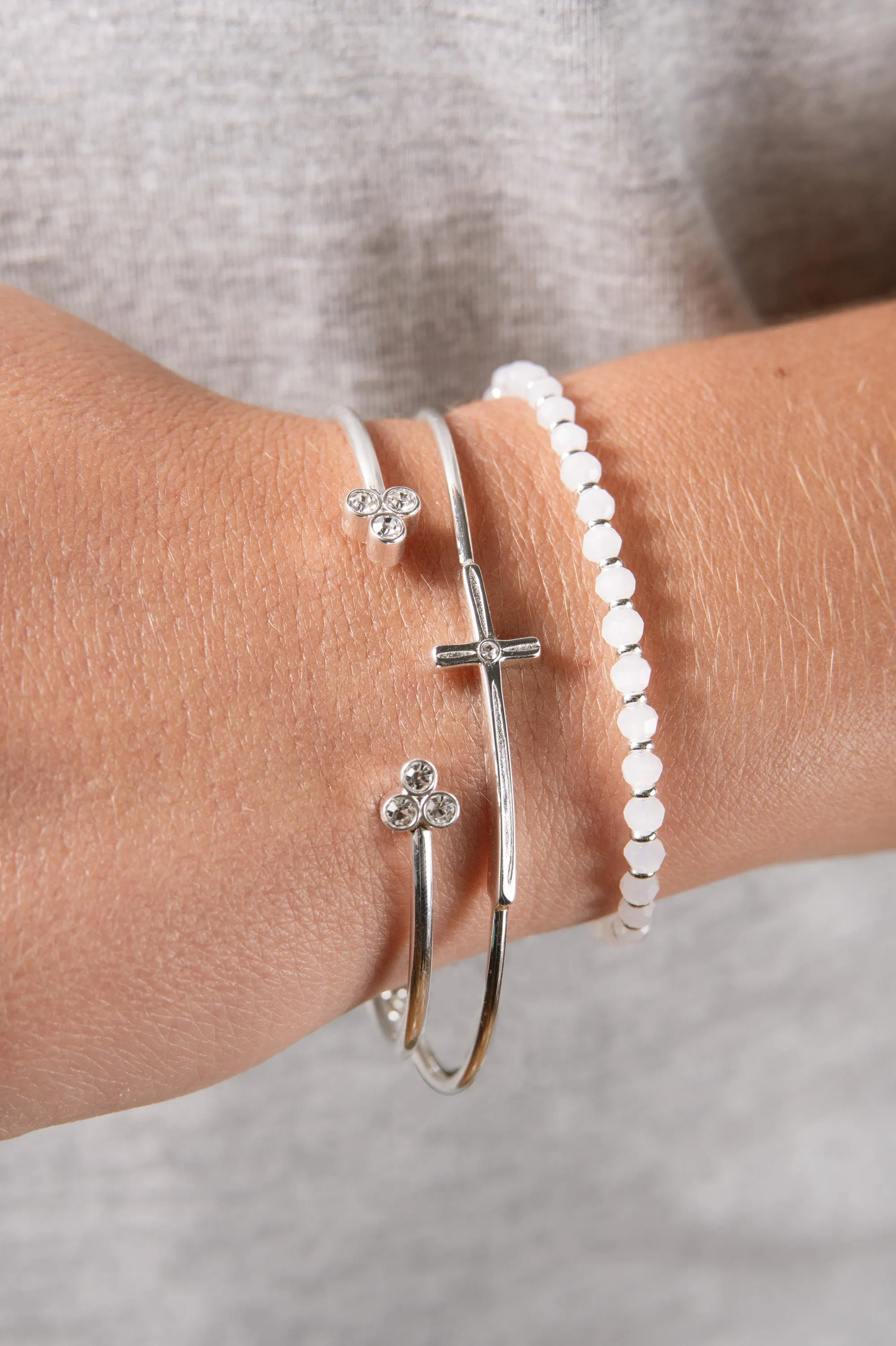 Cross Inline Bangle