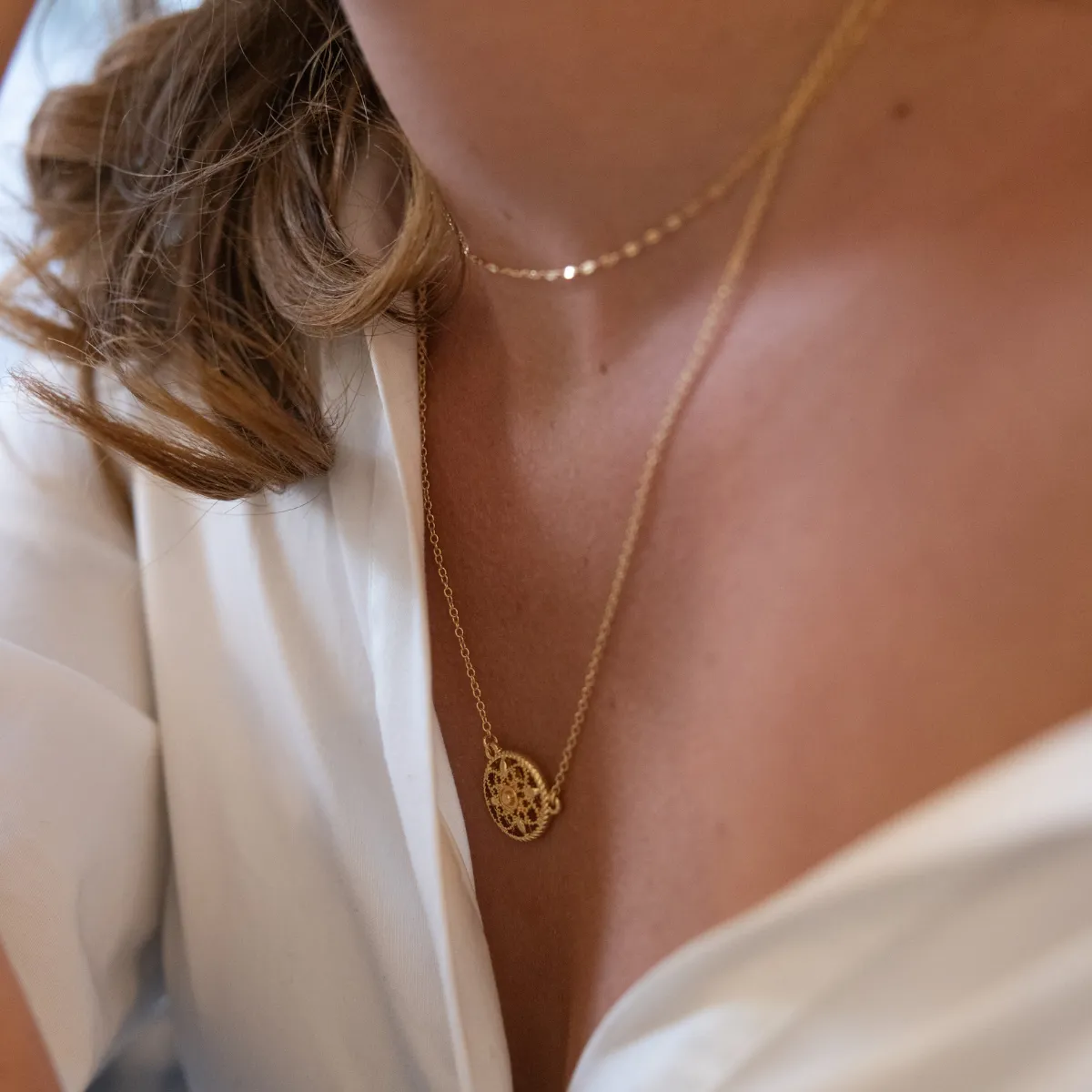 Dainty Mosaic Necklace