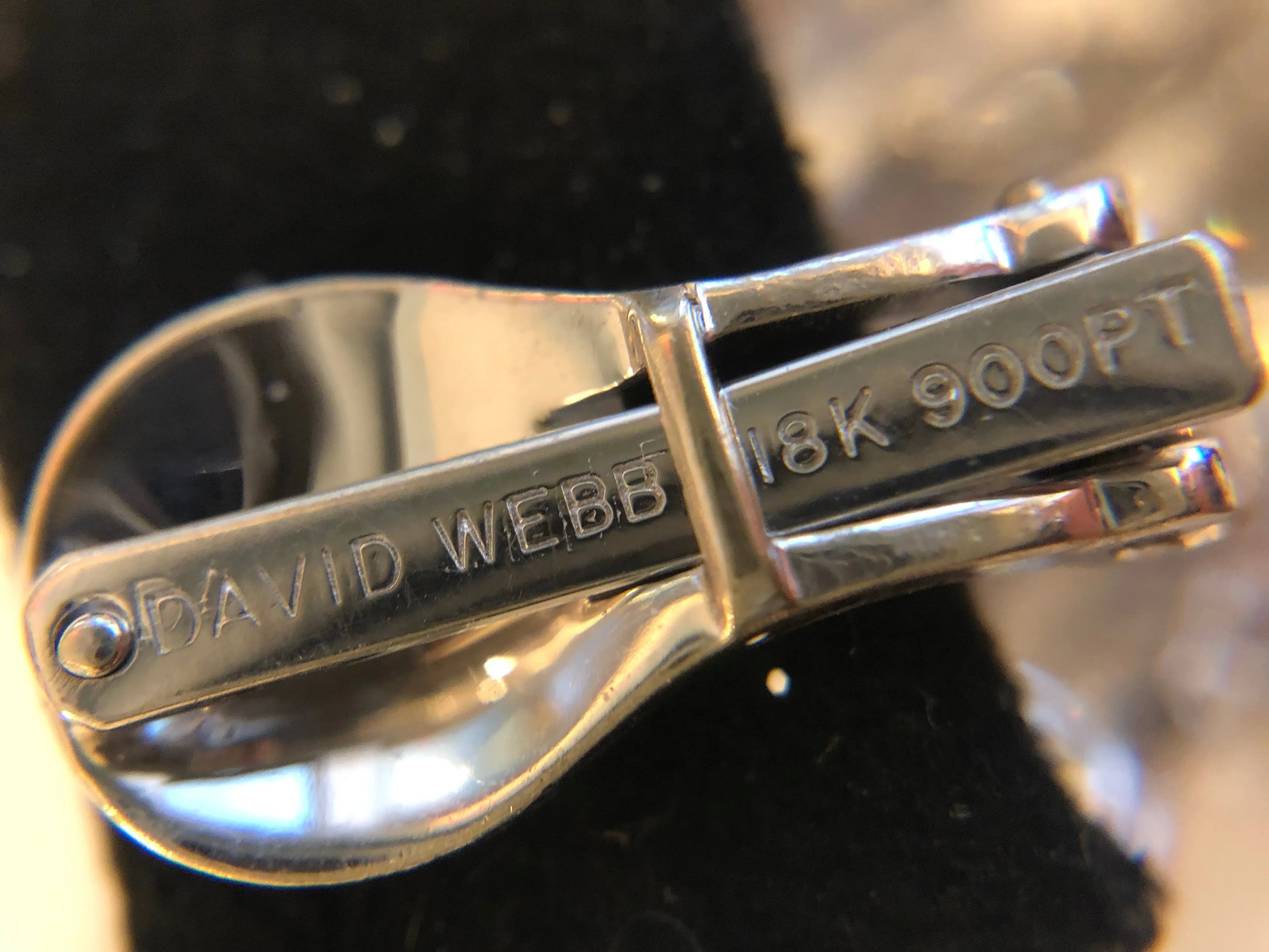 David Webb Diamond "Waterfall" Earrings