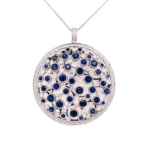 diamond and sapphire necklace
