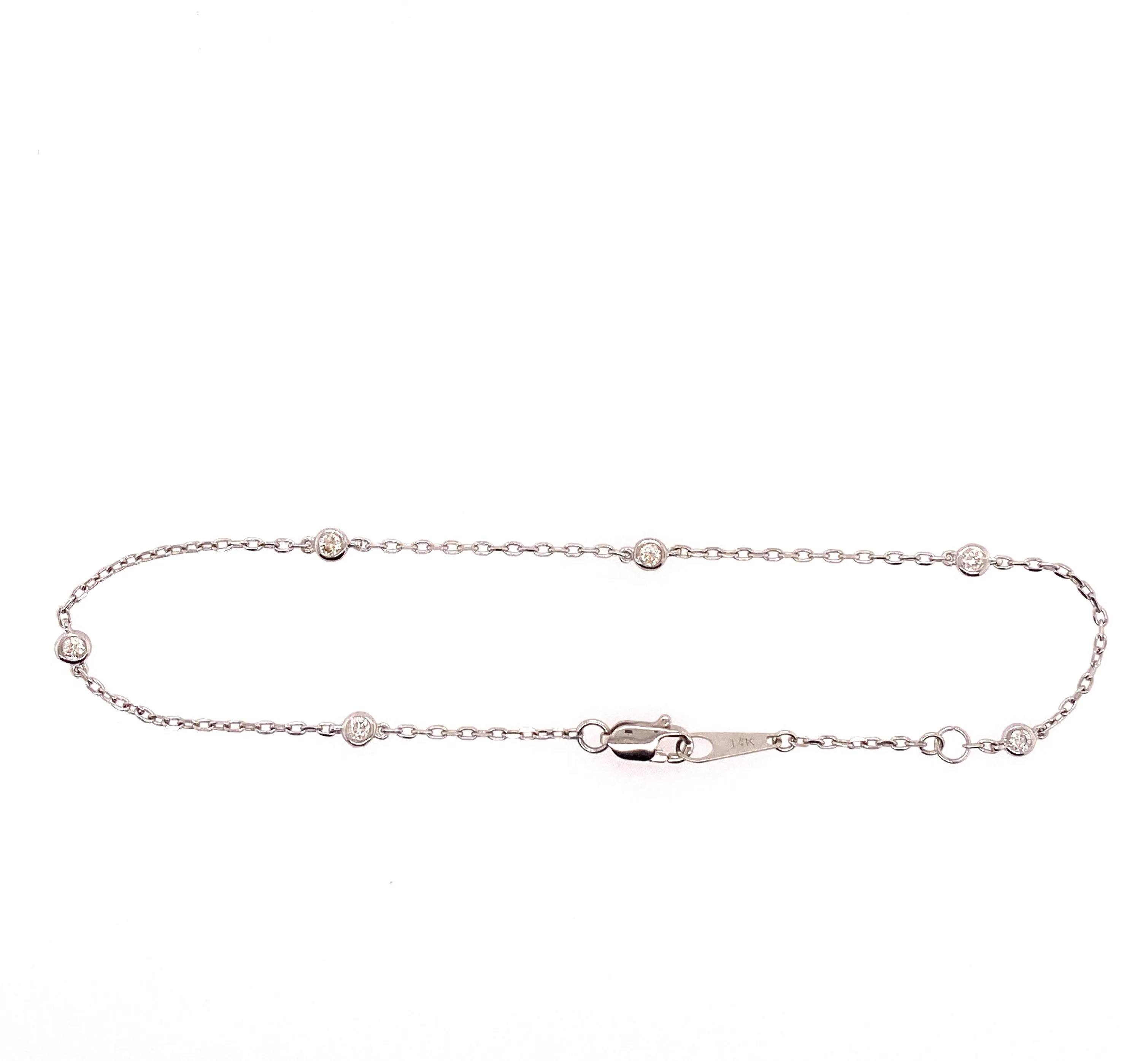 Diamond by the Yard bracelet,Stacking style, personalized, retro and bohemian style, environmentally friendly,birthstone,boho,minimalist,resin,rose gold charm,sterling silver cuff,handmade beaded friendship,minimalist gold chain,boho leather wrap