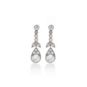 Diamond Pendant Earrings