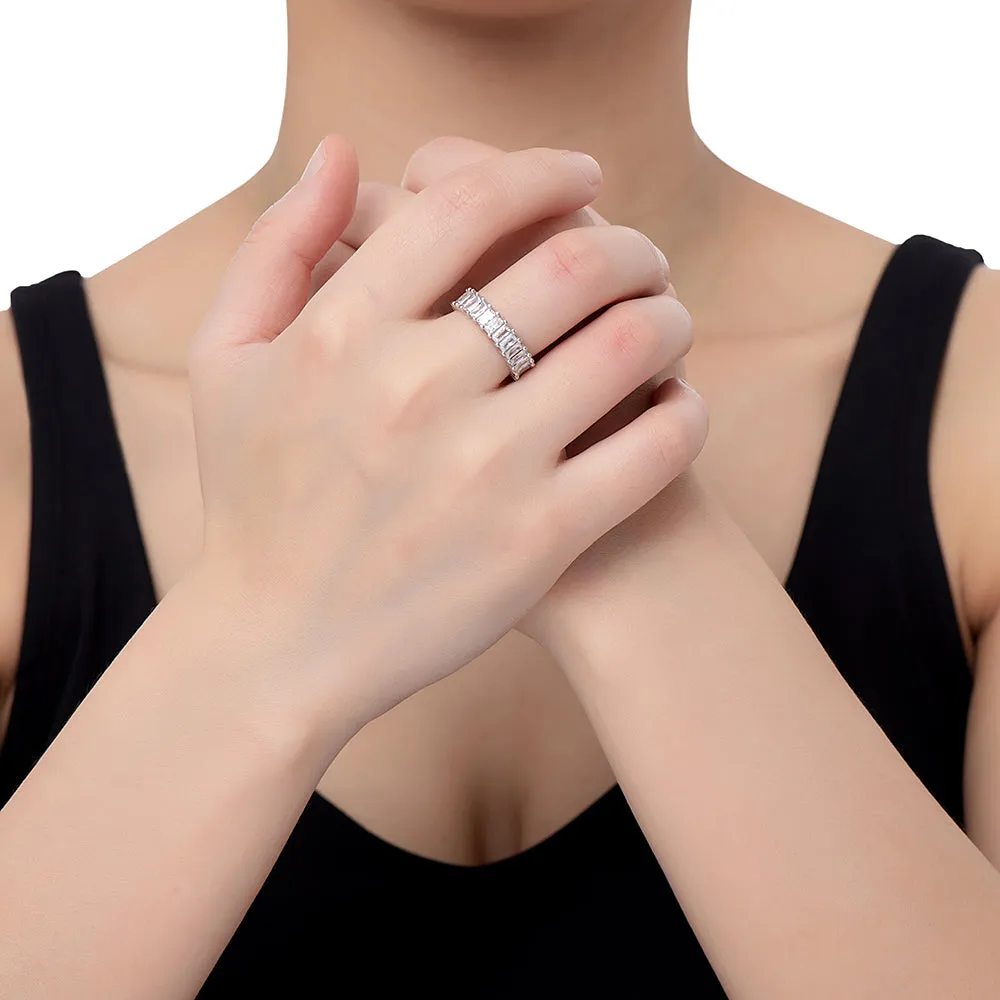 Emerald Set Band Ring