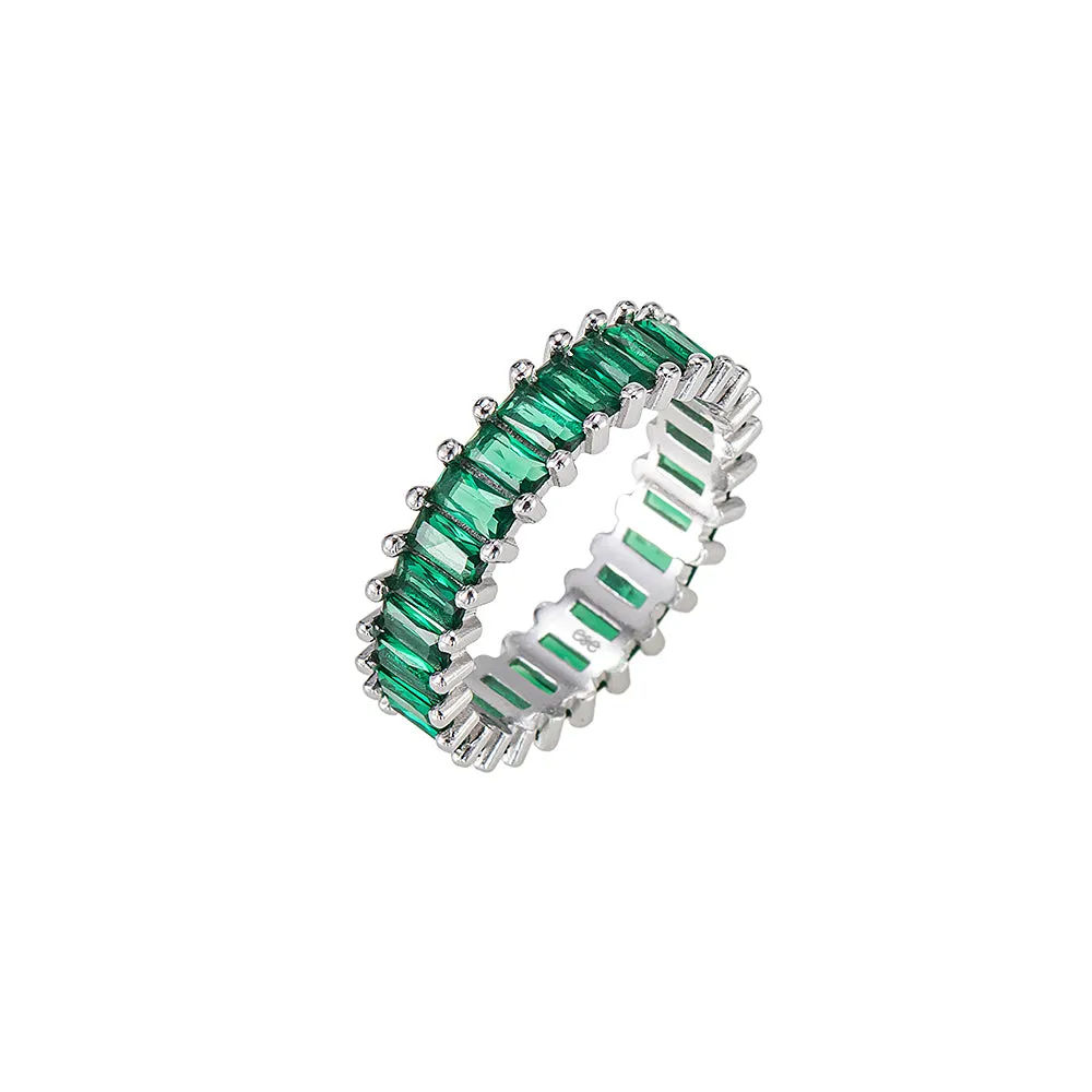 Emerald Set Band Ring