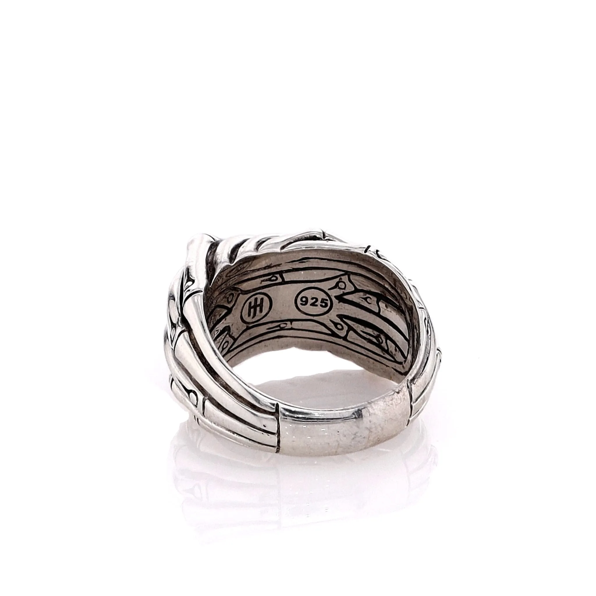 Estate John Hardy Sterling Silver Bamboo Twist Ring