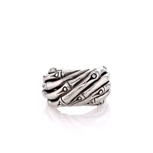 Estate John Hardy Sterling Silver Bamboo Twist Ring