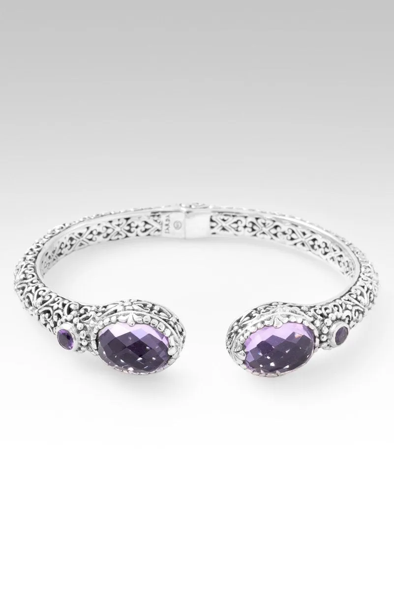 Eternal Love Story Tip-to-Tip Bracelet? in Rose De France & Amethyst