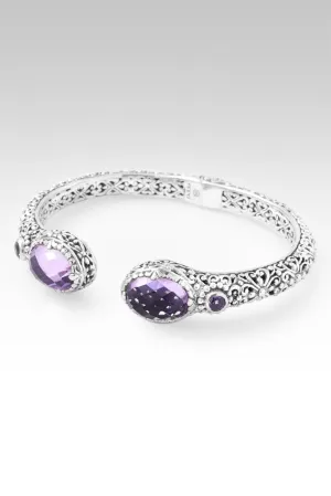 Eternal Love Story Tip-to-Tip Bracelet? in Rose De France & Amethyst