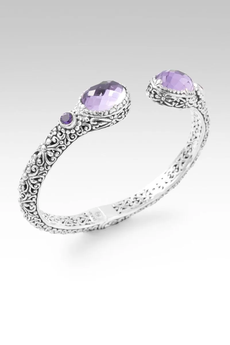 Eternal Love Story Tip-to-Tip Bracelet? in Rose De France & Amethyst