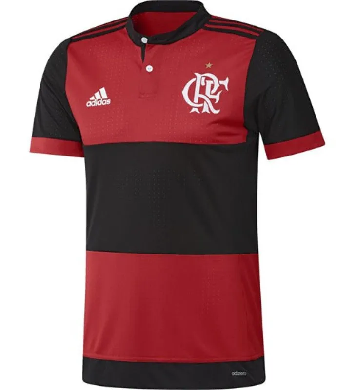 fan zone accessories Camisa Flamengo I 17/18 - Verso - Retr football fan jackets