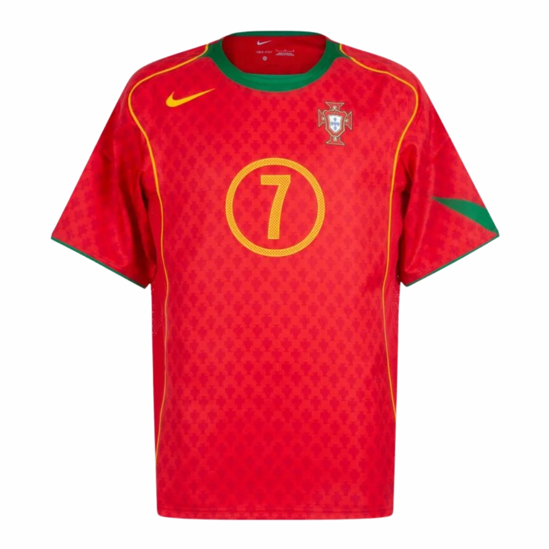 fan zone accessories Camisa Portugal I 04/05 FIGO N7 Verso - Retr
