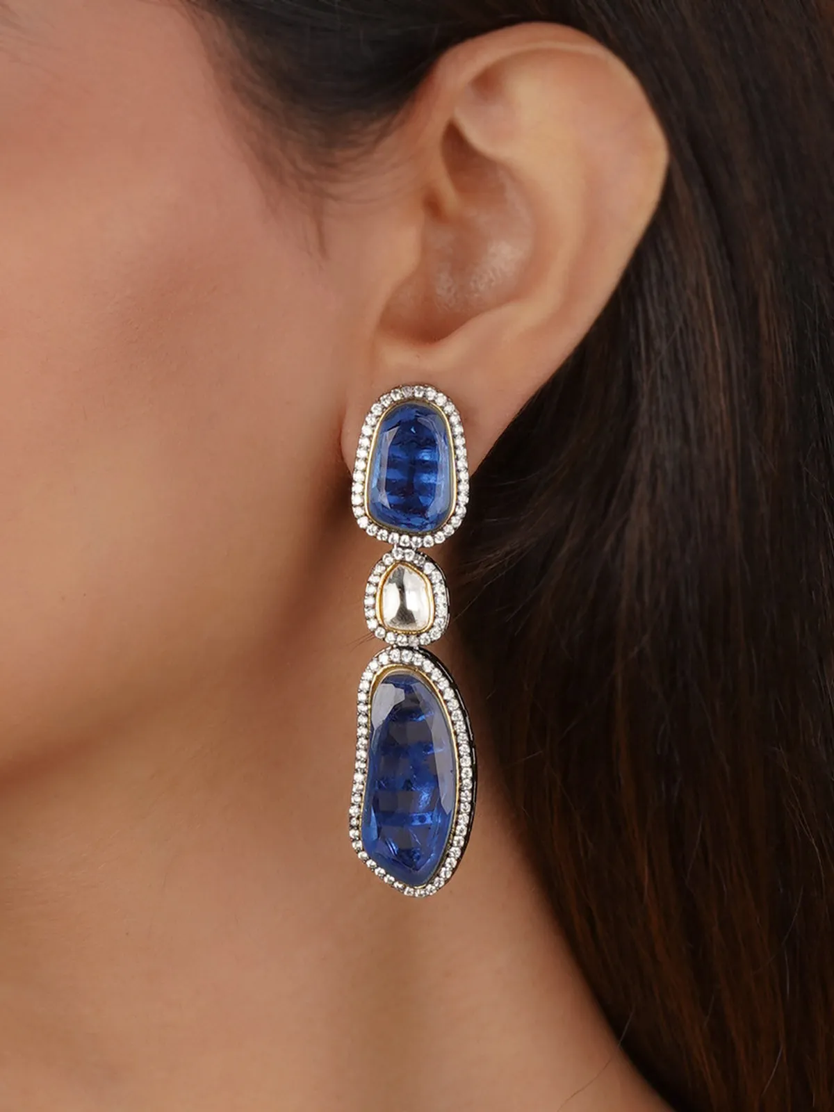 Faux Diamond Earrings - CZEAR585