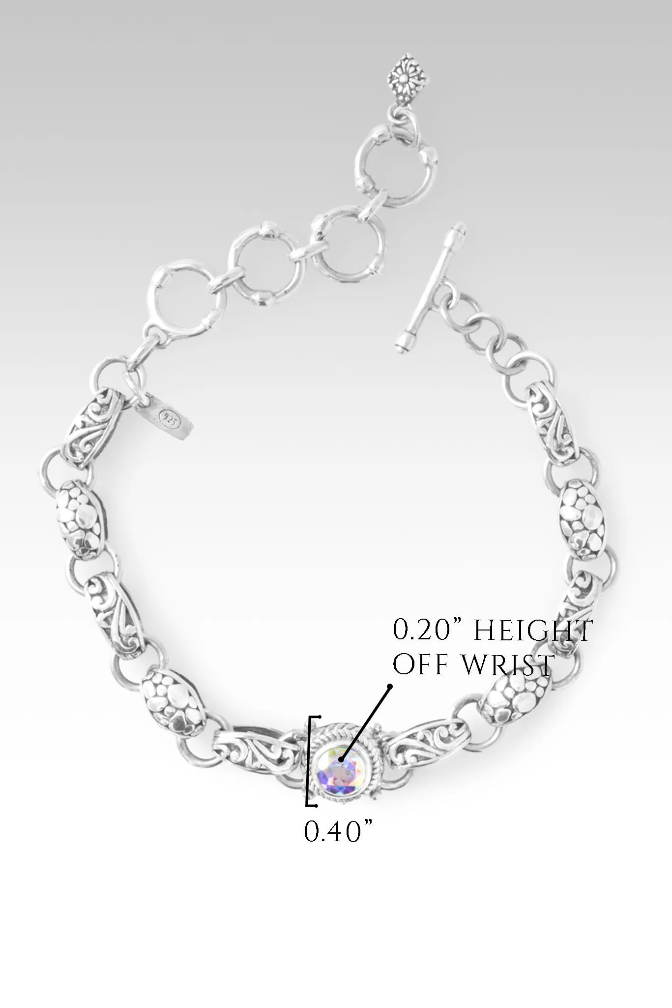 Filled with Hope Bracelet? in Mercury Mist? Mystic Topaz
