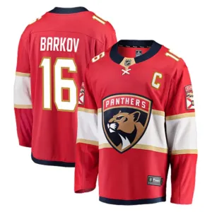 football club hats Camisa NHL Florida Panthers Adidas Home Jersey Vermelha Masculina Aleksander Barkov 16 vintage football shirts