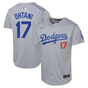 football club jackets Camisa MLB Los Angeles Dodgers Away Nike Torcedor Masculina Cinza Shohei Ohtani 17 football club magnets