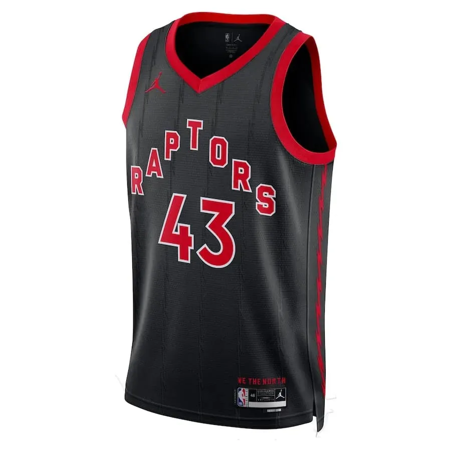 football club jackets Regata NBA Toronto Raptors Jordan Statement Edition Swingman Jersey 22/23 Pascal Siakam 43 Preta