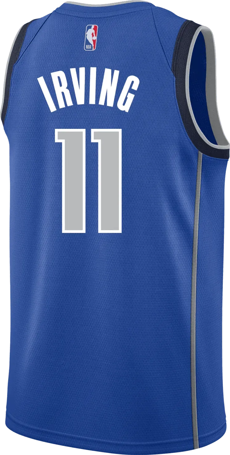 football club keychains Regata NBA Dallas Mavericks Nike Icon Edition Swingman Jersey Azul Kyrie Irving 11