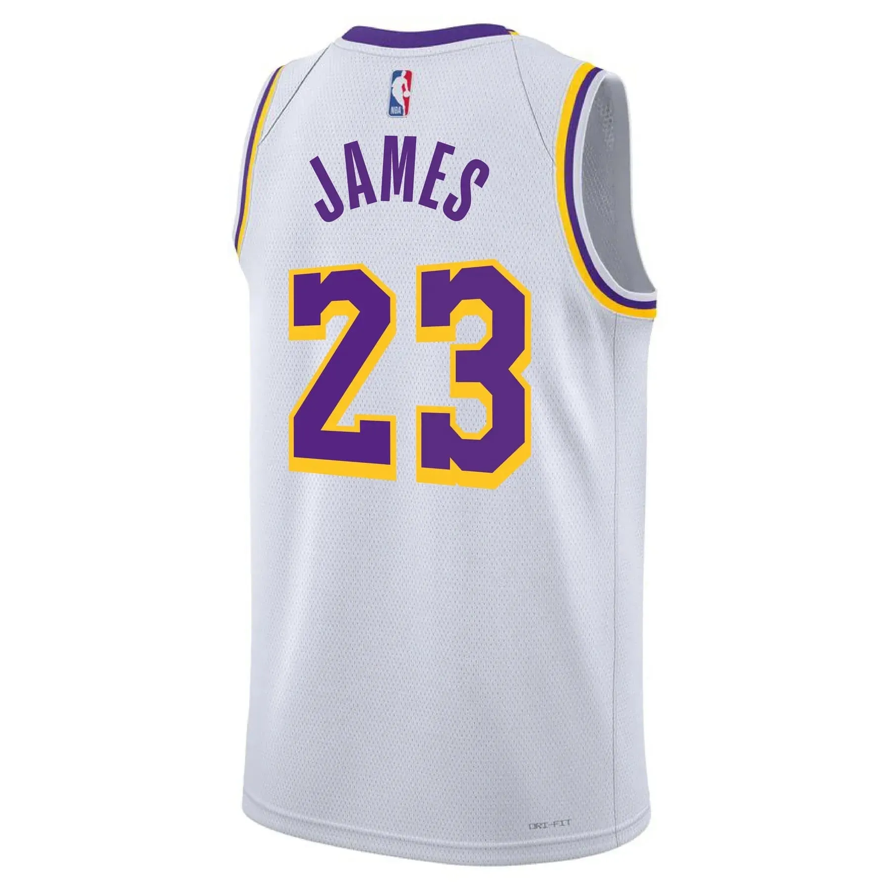 football club keychains Regata NBA Los Angeles Lakers Nike Association Edition Swingman Jersey LeBron James 23 Branca