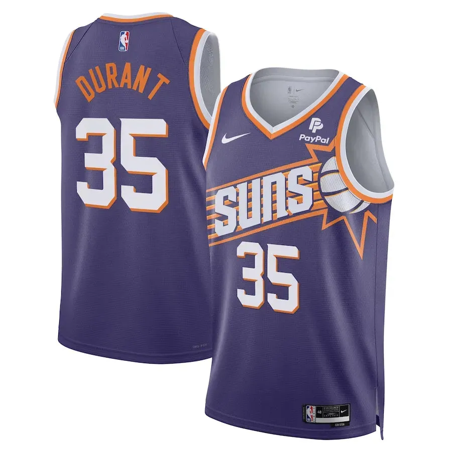 football club keychains Regata NBA Phoenix Suns Nike Icon Edition Swingman Jersey Roxa Kevin Durant 35 soccer fan pins