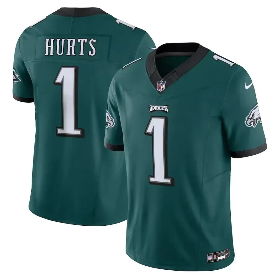 football club magnets Camisa NFL Philadelphia Eagles Jalen Hurts Nike Limited Jersey Verde football stadium merchandise