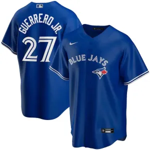 football club posters Camisa MLB Toronto Blue Jays Nike II Torcedor Masculina Azul Vladimir Guerrero Jr. 27 football fan wallets