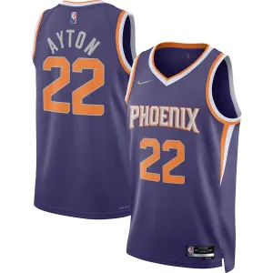 football club posters Regata NBA Phoenix Suns Nike Icon Edition Jersey 2022 DeAndre Ayton 22 football fan notebooks
