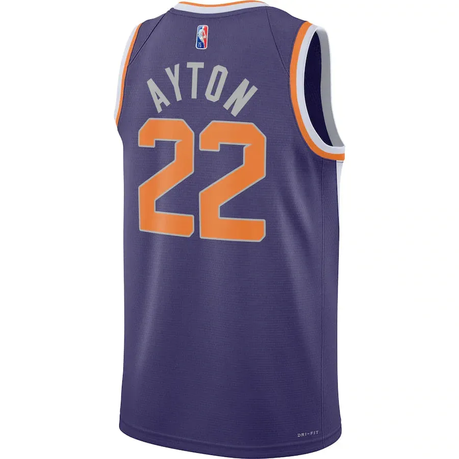 football club posters Regata NBA Phoenix Suns Nike Icon Edition Jersey 2022 DeAndre Ayton 22