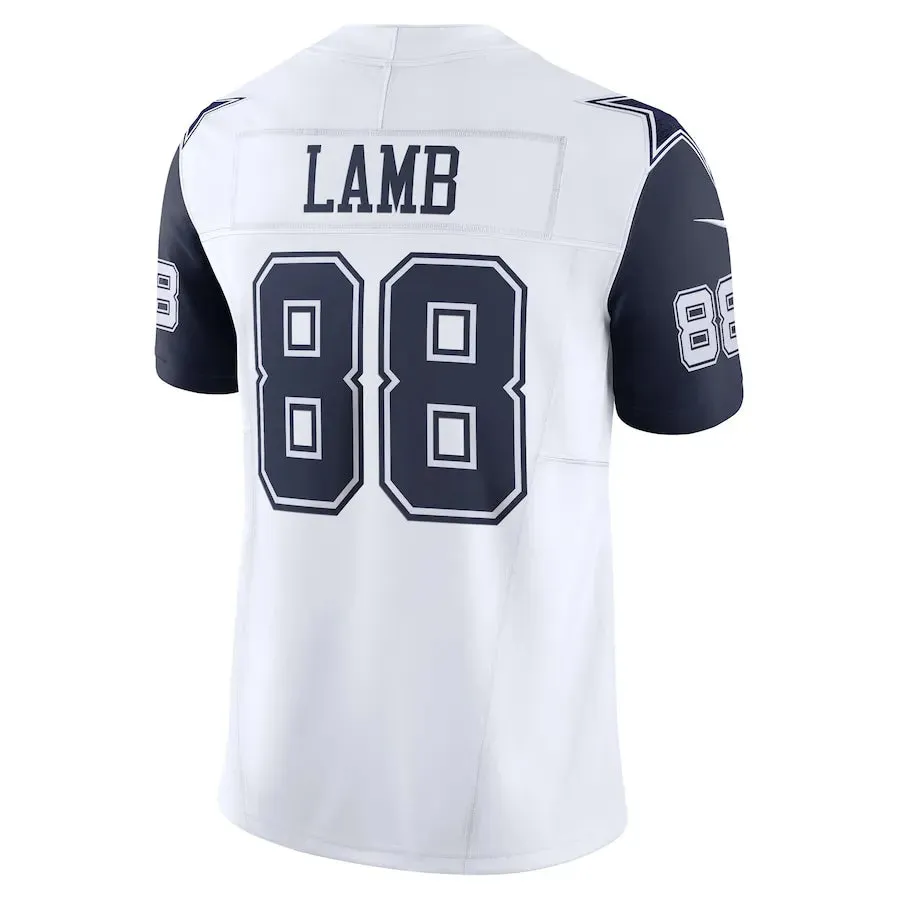 football club socks Camisa NFL Dallas Cowboys Alternate Nike Limited Jersey Branca CeeDee Lamb 88
