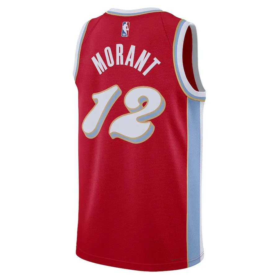 football club water bottles Regata NBA Memphis Grizzlies 23/24 Nike City Edition Swingman Jersey Ja Morant 12 Vermelha
