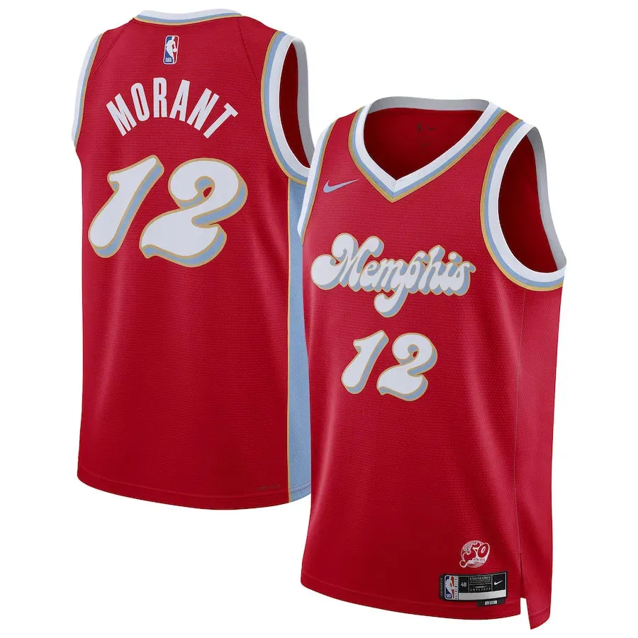 football club water bottles Regata NBA Memphis Grizzlies 23/24 Nike City Edition Swingman Jersey Ja Morant 12 Vermelha football fan flags