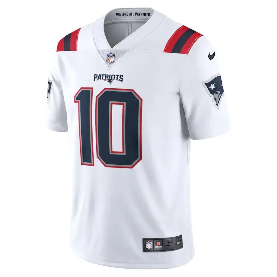 football club wristbands Camisa NFL New England Patriots Mac Jones Nike Limited Jersey Branca