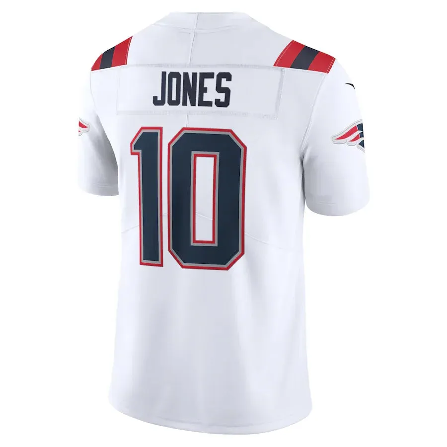 football club wristbands Camisa NFL New England Patriots Mac Jones Nike Limited Jersey Branca