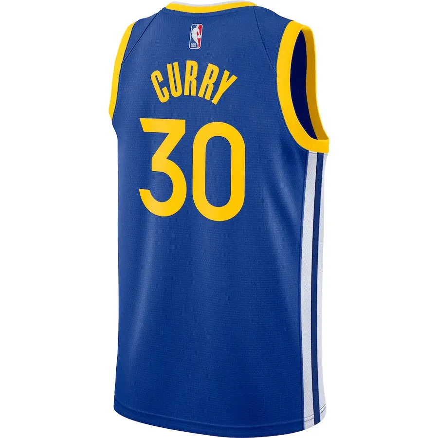 football fan backpacks Regata NBA Golden State Warriors Nike Icon Edition Swingman Jersey Azul Stephen Curry 30