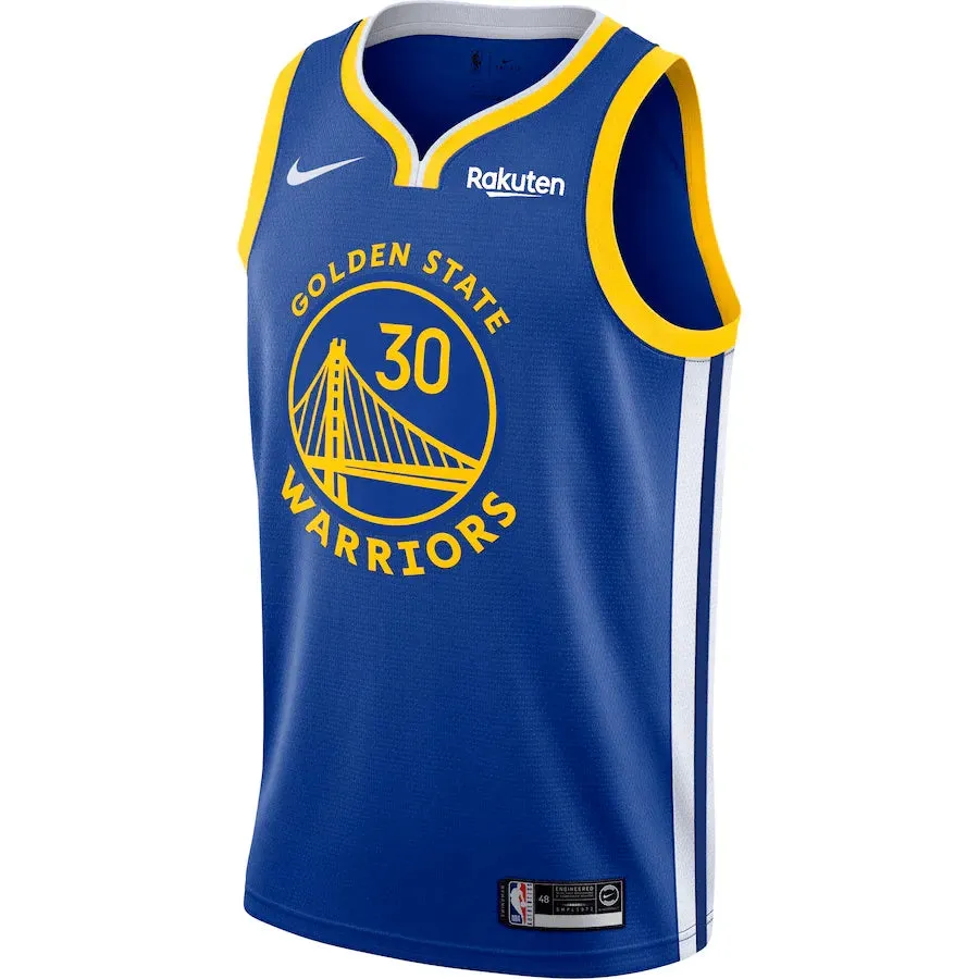 football fan backpacks Regata NBA Golden State Warriors Nike Icon Edition Swingman Jersey Azul Stephen Curry 30