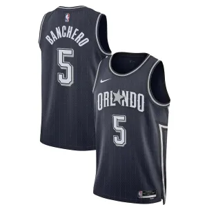 football fan backpacks Regata NBA Orlando Magic Nike City Edition 23/24 Swingman Jersey Paolo Banchero 5 football club mugs